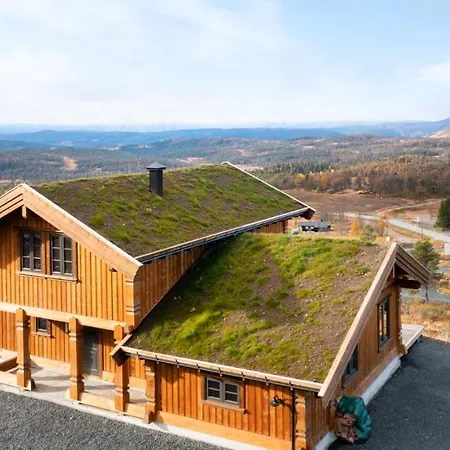 Eksklusiv Og Nyoppfort Hytte Med Eventyrlig Beliggenhet & Utsikt - Ski Inn/ut 펜션 레울란